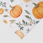 かぼちゃ水彩秋の模様秋 薄葉紙 (詳細)