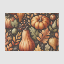 かぼちゃ水彩秋の模様秋 薄葉紙