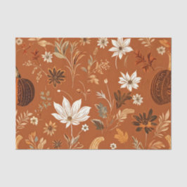 かぼちゃ水彩秋の模様秋 薄葉紙