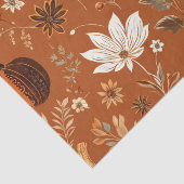 かぼちゃ水彩秋の模様秋 薄葉紙 (詳細)