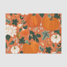 かぼちゃ水彩秋の模様秋 薄葉紙