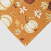 かぼちゃ水彩秋の模様秋 薄葉紙 (詳細)