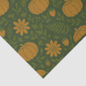 かぼちゃ水彩秋の模様秋 薄葉紙 (詳細)