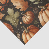 かぼちゃ水彩秋の模様秋 薄葉紙 (詳細)