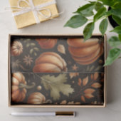 かぼちゃ水彩秋の模様秋 薄葉紙 (ギフト)