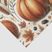 かぼちゃ水彩秋の模様秋 薄葉紙 (詳細)