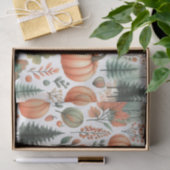 かぼちゃ水彩秋の模様秋 薄葉紙 (ギフト)