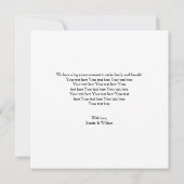 かぼちゃ男女兼用秋妊娠発表 招待状 (裏面)