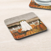 かぼちゃ畑に幽霊がある コースター (左側)