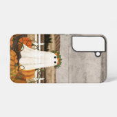 かぼちゃ畑に幽霊がある SAMSUNG GALAXYケース (裏面横)