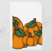 かぼちゃ畑 便箋 (正面/裏面)