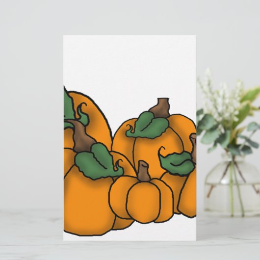 かぼちゃ畑 便箋 (スタンド正面)