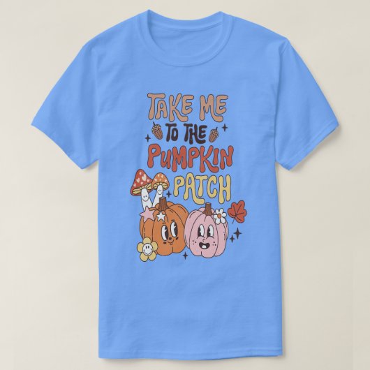 かぼちゃ畑 Tシャツ (デザイン正面)