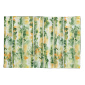 かぼちゃ皮の黄緑色パターン 枕カバー (裏面)