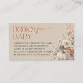 かぼちゃ秋フローラベビー帳 エンクロージャーカード (正面)