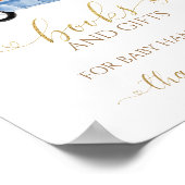 かぼちゃ秋ベビーサイン帳 ポスター (角)