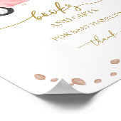 かぼちゃ秋ベビーサイン帳 ポスター (角)