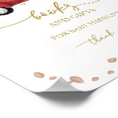 かぼちゃ秋ベビーサイン帳 ポスター (角)