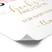 かぼちゃ秋ベビーサイン帳 ポスター (角)