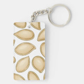 かぼちゃ種子パターン キーホルダー (裏面)