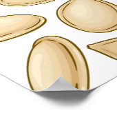 かぼちゃ種子パターン ポスター (角)