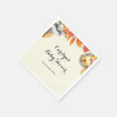 かぼちゃ素朴の動物の赤ちゃんシャワーナプキン スタンダードカクテルナプキン (角)