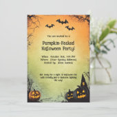 🎃かぼちゃ詰めハローウィンパーティ 招待状 (スタンド正面)