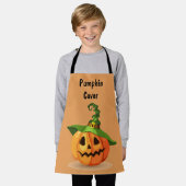 かぼちゃ返し エプロン (着用した状態)