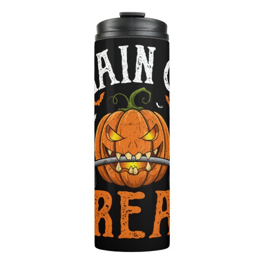 かぼちゃ重量挙げ列車または治療 タンブラー (正面)