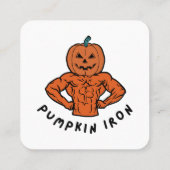 かぼちゃ鉄 スクエア名刺 (裏面)