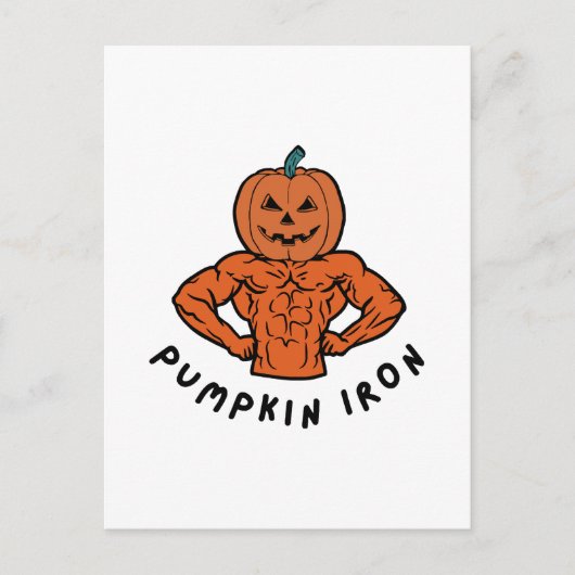 かぼちゃ鉄 ポストカード (正面)