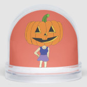 かぼちゃ頭チビ（小さくかわいく書いた感じ）女 (正面)