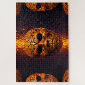 かぼちゃ頭顔面 ジグソーパズル (縦)