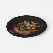 かぼちゃ頭 ペーパープレート (アングル)