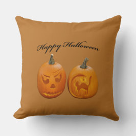 かぼちゃ2個 ハッピーハロウィン クッション