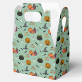 かぼちゃ、かしめ、幽霊たち、魔女の帽子箱 フェイバーボックス (オープン)