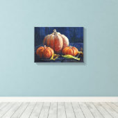 「かぼちゃ」 キャンバスプリント (インサイチュ (ウッドフロア))