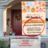 かぼちゃ ハロウィン 男の子 女の子どっちだろ 招待状