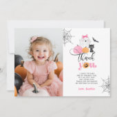 かぼちゃ ハロウィン 誕生日 写真 ありがとうカード 招待状 (正面)