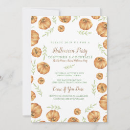 かぼちゃ、ハーベスト招待状 招待状