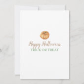 かぼちゃ、ハーベスト招待状 招待状 (裏面)