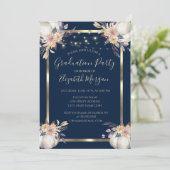 かぼちゃ、ライト、木材、フレーム卒業パーティー 招待状 (スタンド正面)