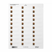 かぼちゃ ラベル (フルシート)