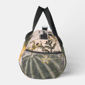 かぼちゃ、ヴィンテージ及び葉花のイラストレーション ダッフルバッグ (右)