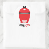 かまどグリルファン向けステッカーにジョー ラウンドシール (バッグ)