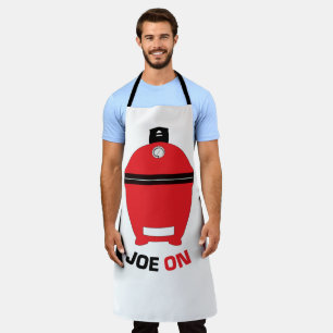 かまど「ジョーオン」赤いBBQ、低くゆっくりしたTシュを焼く エプロン