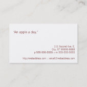 かまれたApple 名刺 (裏面)