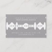 かみそりのフェイクな一見の形カバー灰色の技術 名刺 (正面)