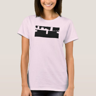 かみそりの細い肩ひも Tシャツ