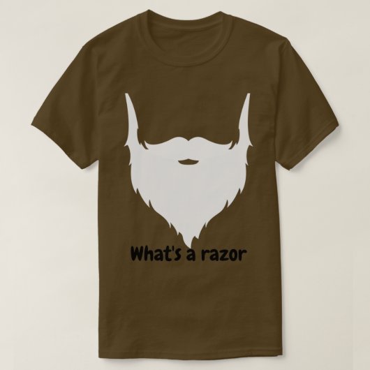 かみそりを噛む Tシャツ (デザイン正面)